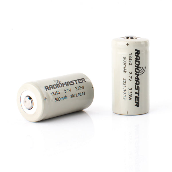 900mAh 18350 Li-Ion Battery 2-Pack