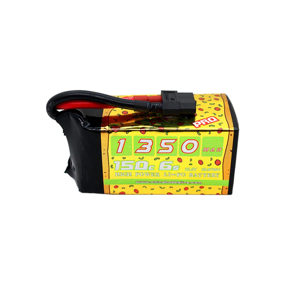 Pizza Series 6S 1350mAh 150C LiPo Battery with XT60 Connector