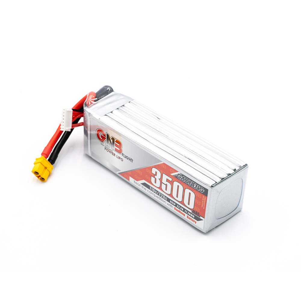 シナリー　W6 6S 3500mAh 110C LiPo Battery with XT60 Connector – Rotor Riot