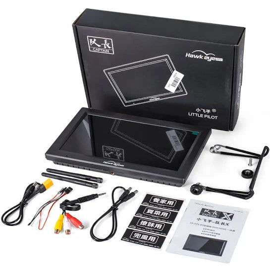 Hawkeye 5.8 GHz 10.2 inch FPV Monitor HDMI DVR