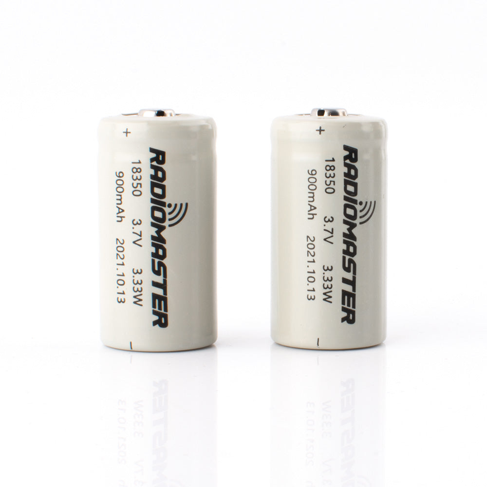 900mAh 18350 Li-Ion Battery 2-Pack – Rotor Riot