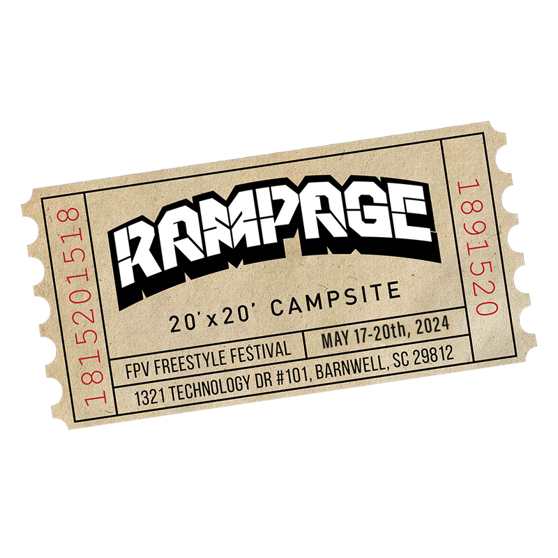 RAMPAGE - Tent Campsite 20' x 20'