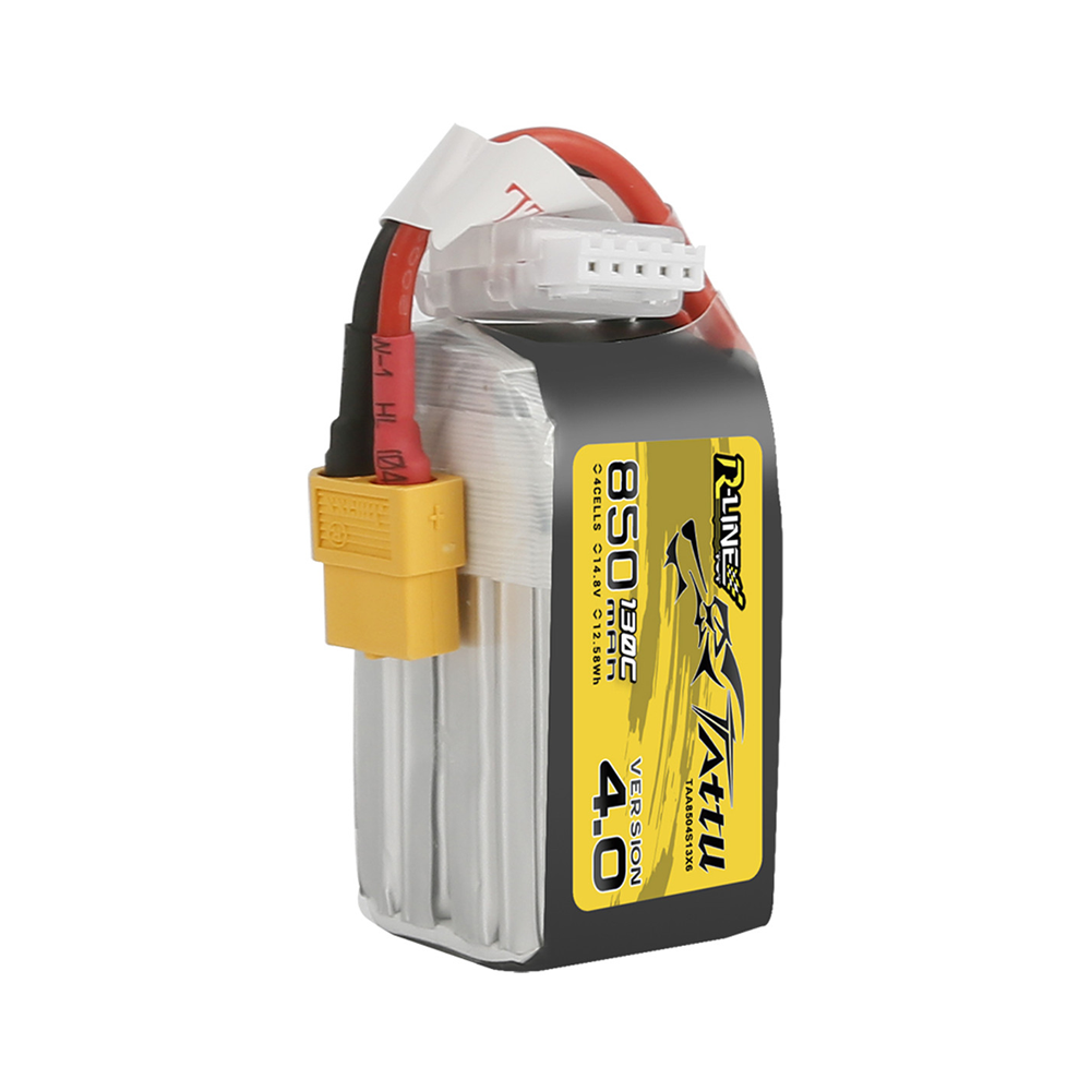 R-Line Version 4.0 4S 850mAh 130C LiPo Battery with XT60 Connector