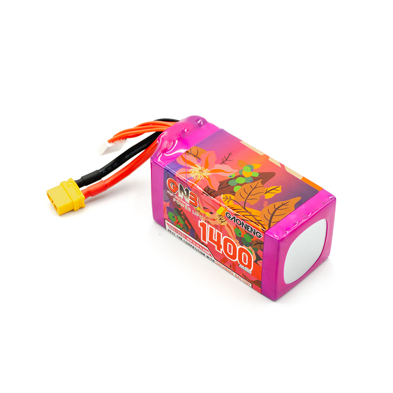 6S 1400mAh 160C LiPo Battery with XT60 Connector