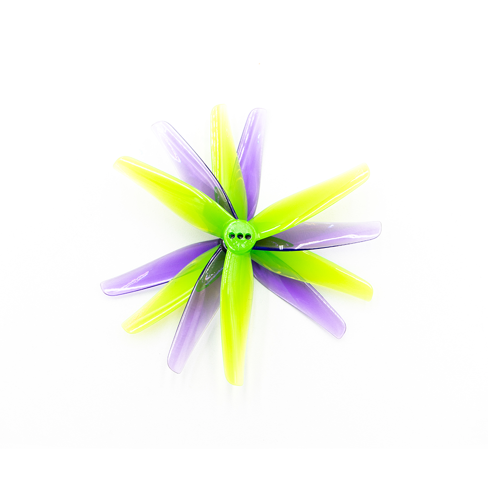 T3.5x2.5x3 Tri-Blade 3.5" Prop with 2mm Shaft 4 Pack - Let's Fly RC Edition