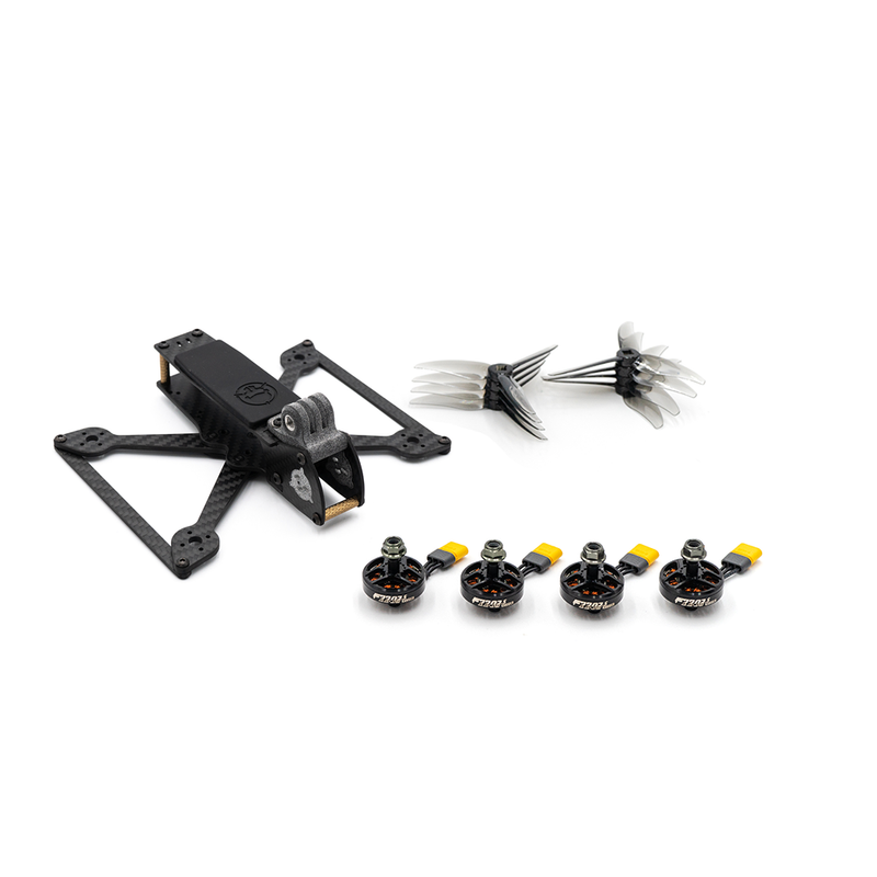 SkyLite 3-3.5" Frame & Motor Bundle - 4S