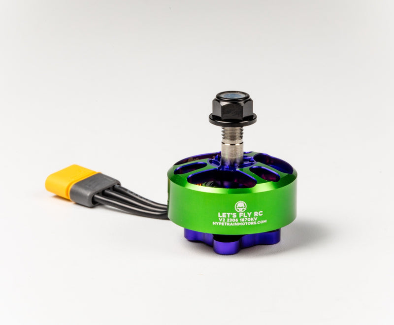 Hypetrain Let's Fly RC V2 2306 1870kv Motor Solder-Free