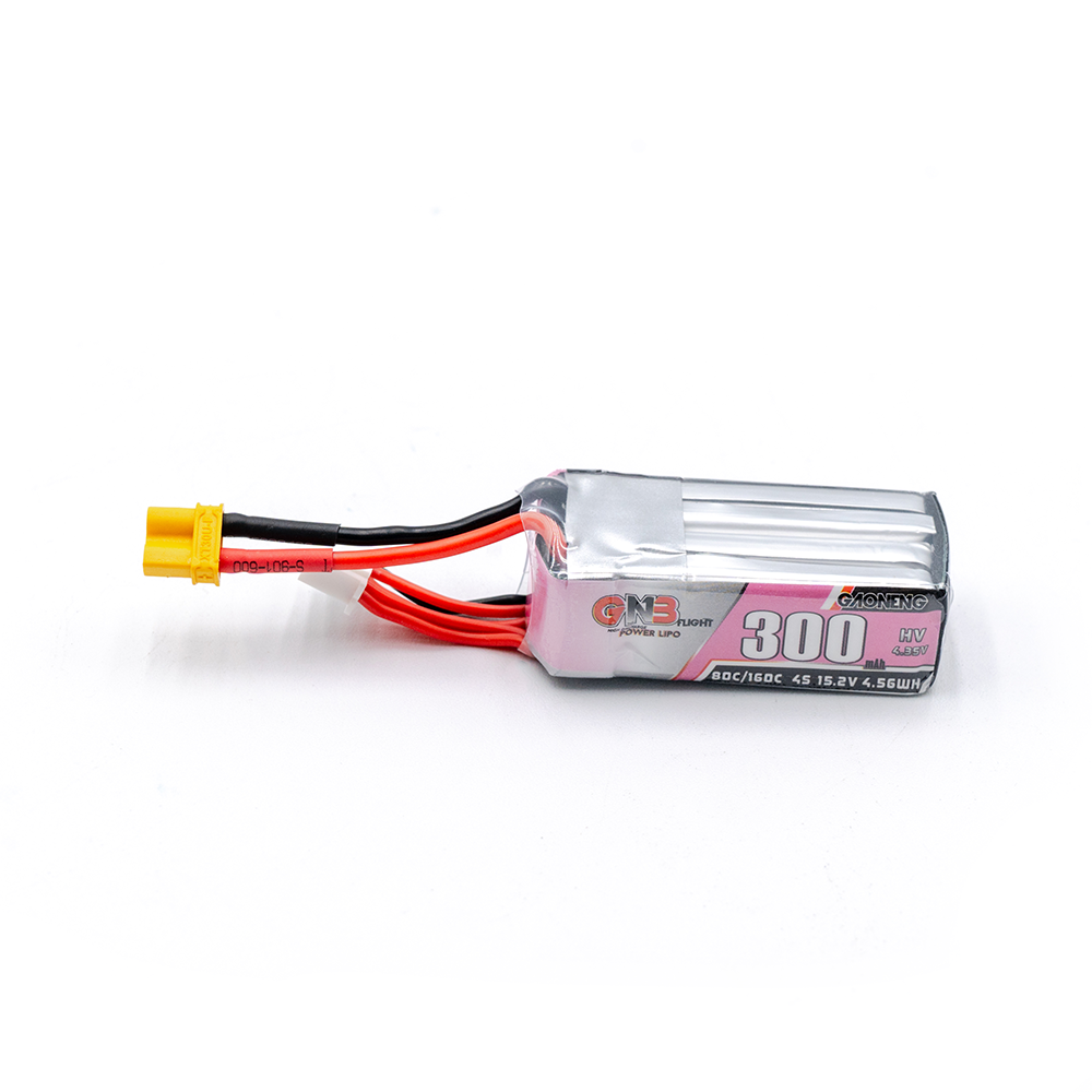 4S 300mAh 80C LiHV Battery with XT30 Connector