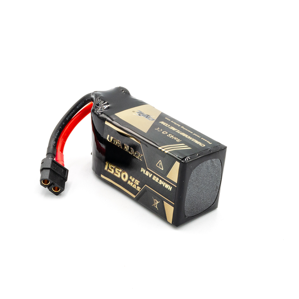 Ultra Black 4S 1550mAh 150C LiPo Battery with XT60 Connector