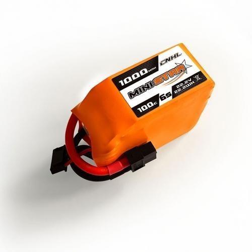 CNHL MINISTAR 1000MAH 22.2V 6S 100C LIPO BATTERY - RaceDayQuads