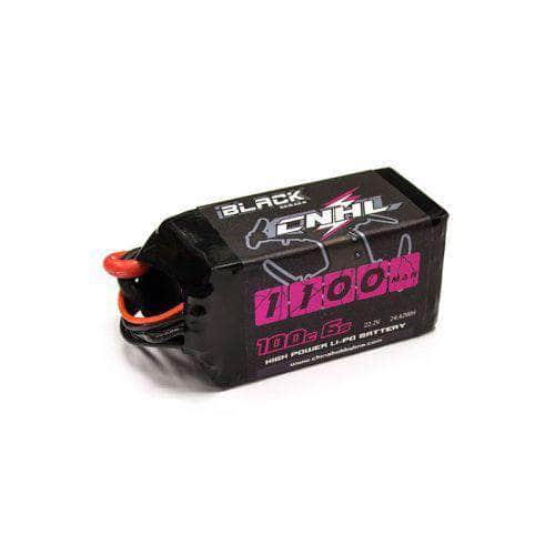 Black Series 6S 1100mAh 100C LiPo Battery with XT60 Connector