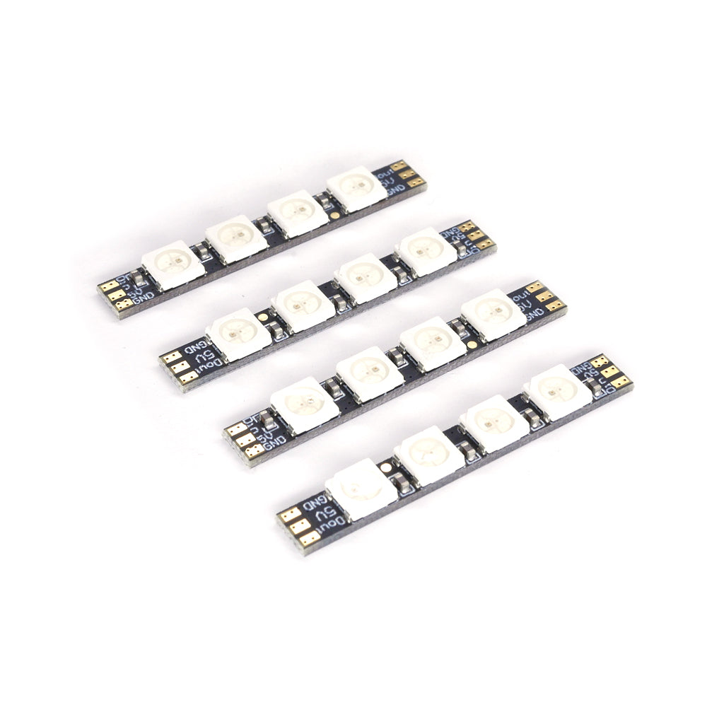 RGB LED strip addressable colors 4pcs/set+ cables