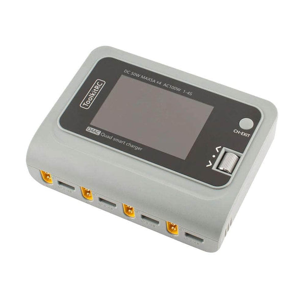 Q4AC 100W 5A Quad Channel 2-4S Smart Charger – Rotor Riot