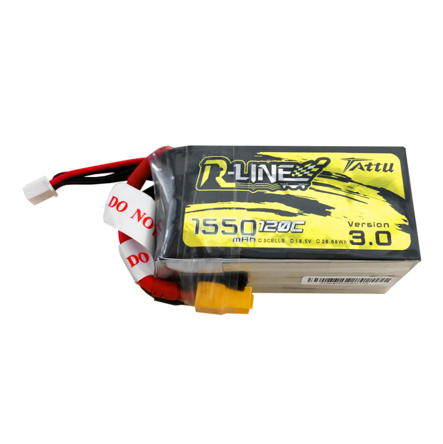 BATRAIN C-3 SLタイプ R-Line Version 3.0 5S 1550mAh 120C LiPo Battery with XT60