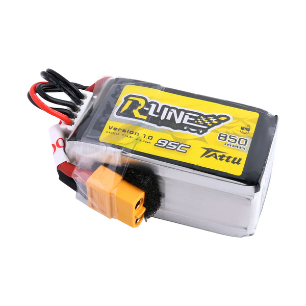 R-Line Version 1.0 4S 850mAh 95C LiPo Battery with XT30 Connector