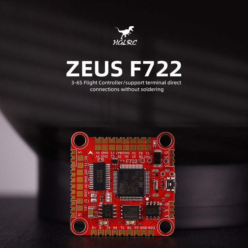 Zeus F722 HD 3-6S 30x30 Flight Controller