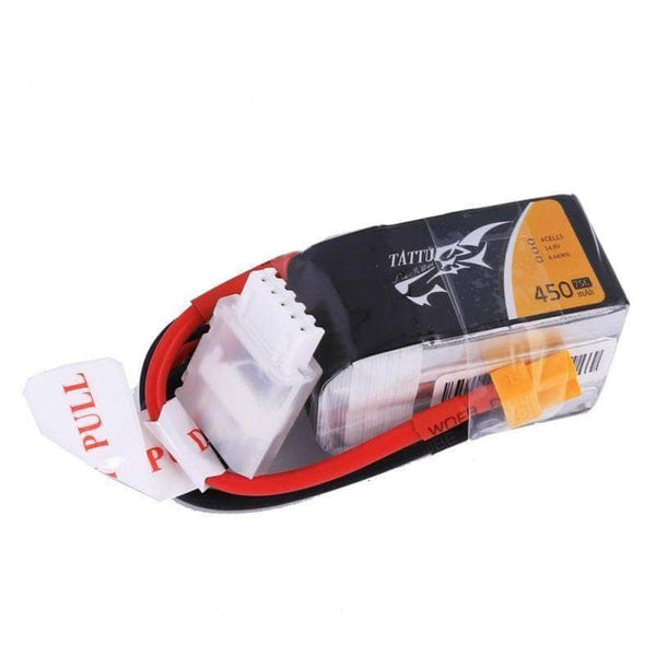 4S 450mAh 75C LiPo Battery with XT30 Connector